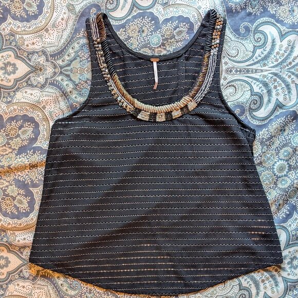 Free People Beaded Tank - Picture 1 of 4